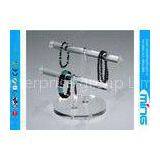 Necklace Double T-Bar Acrylic Display Holders for Retail Stores thumbnail-1