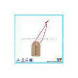 Small Brown Kraft Printable Paper Tags With Black Lettering and Red String thumbnail-1