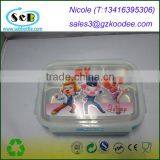 2014 Hot Selling!!! High-Quality+Eco-friendly+BPA Free+kids Lunch Box,Cartoon Animal Lunch Box