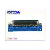 DDK 36 Pin Centronic PCB R/A Male Printer Connector With Z Bracket Certified UL