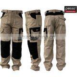 PESSO Twill beige workwear trousers