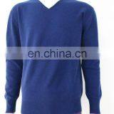 100% Cashmere Blue Colour Sweater for Mens thumbnail-2