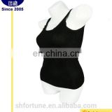 Latest design breast lace sexy plain women fitted blank tank top