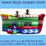 Inflatable Pirate Boat Bouncer /mini Pirate Bouncer /air Pirate Boat Jumping