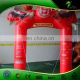Red Customized Inflatable Arch / Cheap Advertising Decorations Inflatable Arch / Inflatable Finish Line Arch
