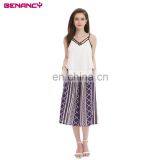 Plisse Chiffon Zigzag Print Crepe Skirt Pleated Skirt Guangzhou thumbnail-5