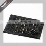 Custom Fashion Design Wild Nature Simulation Horse Leather Patch Label for Jeans thumbnail-1