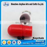 Black and White Color Custom Design Capsule Medicine Key Chain thumbnail-3