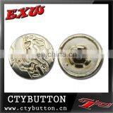 CTY-SO397 Brass Metal Button Coat