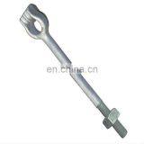 Drop Forged Galvanized Steel Ground Rod Earth Rod Guy Anchor Rod thumbnail-2