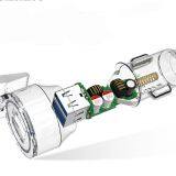 2usb QC2.0 Matel Phone Charger Portable Car Charger thumbnail-3