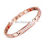 Beautiful Studded Crystals 4 in 1 Bio Magnetic Health Bracelet Benefits thumbnail-1