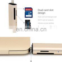 USB 3.1 Type-C Male To USB 3.0 OTG TF SD Female Adapter Card Reader thumbnail-3