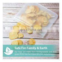 4 Size 1/3/5 Pack Translucent Frosted Peva Material Food Packing Bag Storage Bag For Food Refrigerator Vacuum Bags Storage thumbnail-4