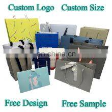 Custom Luxury White Paper Bag Gift Paper Shopping Bag Brown Kraft Paper Bag With Your Own Logo thumbnail-2