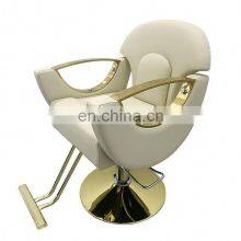 Barber Shop Furniture Comfortable New Design Durable Material Gold Barber Chair thumbnail-1