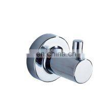 Bathroom High Quality Wall Mounted Cloth Robe Hanger Hook Chrome or Black thumbnail-1