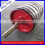 rubber lagging belt conveyor drum pulley with TUV qualified