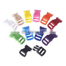 Fashion High Quality Plastic Curved Colored Side Release Buckle