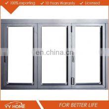 USA/Canada Certified Beautiful Double Glazing Insulated Aluminium Bi-folding Window thumbnail-2