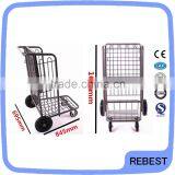 Foldable Hand Luggage Trolley With Big Wheels