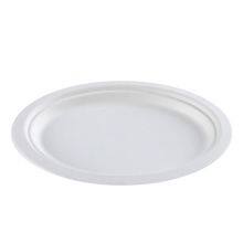 Disposable Biodegradable Bagasse 7*10 Inch Oval Plate Take Away Sugarcane thumbnail-2