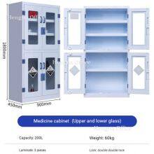 Gabinete resistente a ácidos e álcalis PP | com sistema de dupla fechadura | para armazenamento de produtos químicos de laboratório thumbnail-5