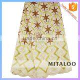 Mitaloo MSL0383 Top Quality Heavy African Lace Fabric Swiss Voile Lace With Best Price thumbnail-1