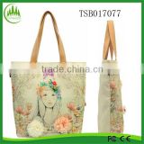 New product for 2015 fashion women painting tote bag