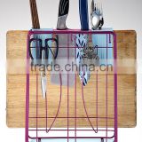 hot saling kitchen display metal wire knife rack