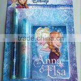 recharge eraser with multi-point pencil with notebook frozen