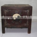 chinese antique wooden hand painted chest