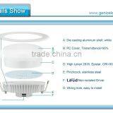 Hotel Room 24w Round Led Down Light 8" With Internal Non-isolated Driver thumbnail-5