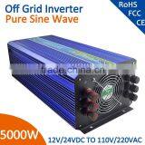 2016 New Products 24v 220v 5000w Pure Sine Wave Power Inverter for Solar Panel thumbnail-2