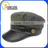 Sunny Shine Custom Cheap Beret Cap High Quality Army Green Cap thumbnail-1