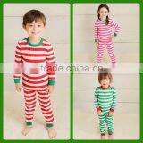 2015Children Clothing Set,Fashionable Pink Stripe Pajama Design,Printed Kids Pajamas Set thumbnail-1