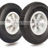 10 inch semi-pneumatic rubber wheel for lawnmower, hand truck, generator