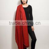 New Model Pashmina Gold Metallic Cape Shawl thumbnail-4