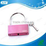 2016 Best Choice New Style High Quality Pink Square Love Lock With Key thumbnail-3