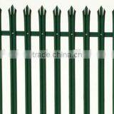 Anping PVC Coated Steel Palisade Fence Manufacturer and Low Price