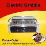 Non Stick Cast Iron Sandwich Press Panini Grill/Stainless Steel Electric Panini Machine