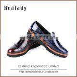 Cheap Wholesale Fashion Burnished Polish Genuine Leather Lace up Women Shoes thumbnail-5