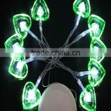 christmas decorations of colorful Love shaped led christmas strip light of Chinese wholesale