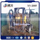 Small ground drilling machine for water well and borehole drilling