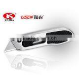 Tool Cutter Auto Retractable Safety Trapezoid Blades Aluminium Alloy Cutter