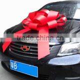 36 Inch Jumbo Red Auto Dealer Show Bow for Wedding Decorations, Wedding Car Bow Deocrations thumbnail-1