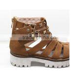 Women Spike Shoes Studded Rivet High Top Flat Shoes thumbnail-2