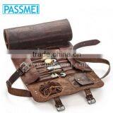 Multi-Use Leather Tool Roll Leather Made in China thumbnail-1