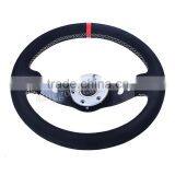 Factory Direct Racing 14 Inch Suede Styling Auto Steering Wheel Sport thumbnail-3