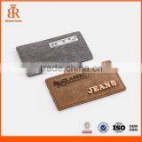 Jeans PU Leather Patch Metal Logo Plate Hat Beanies Patch thumbnail-1